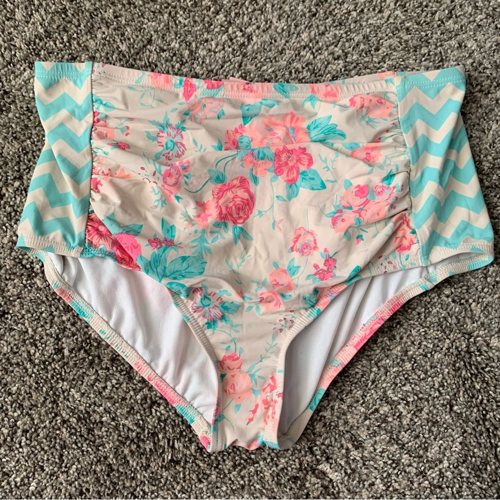 Juicy Couture High Waisted Swim Bottoms